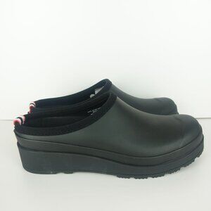 Hunter Women's Original Play Clogs, Size 6 or 8, Black- 0407, 0406